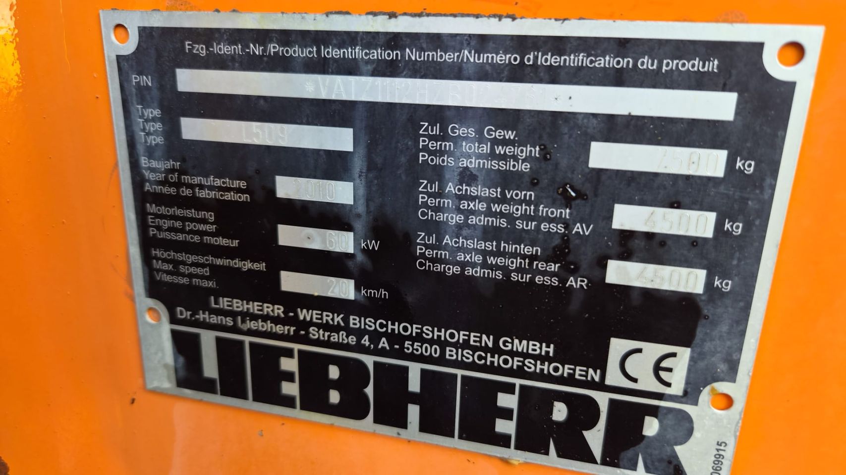 Liebherr L509 stereo