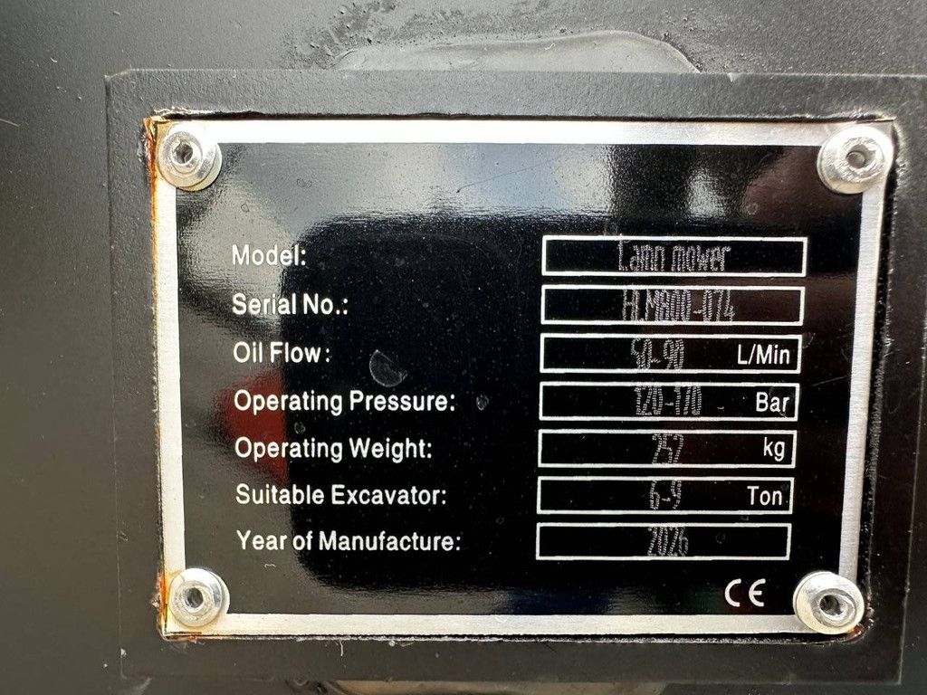 Schlegelmäher für Bagger G-Force 800LM 2025