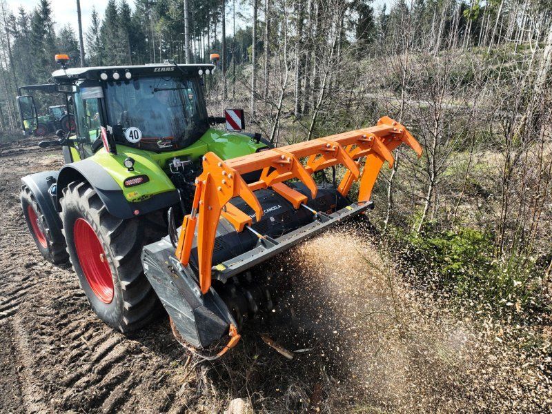 TMC Cancela TFX-225 Forstmulcher /Mulchfräse für Traktor-Lagergerät-Aktion.