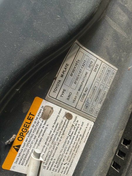 2019 Toyota Traigo 48 16/8FBEK16T Electric Forklift
