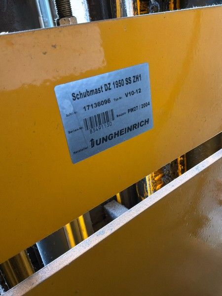 2004 Jungheinrich V10-12 Reach Truck (needs repair)