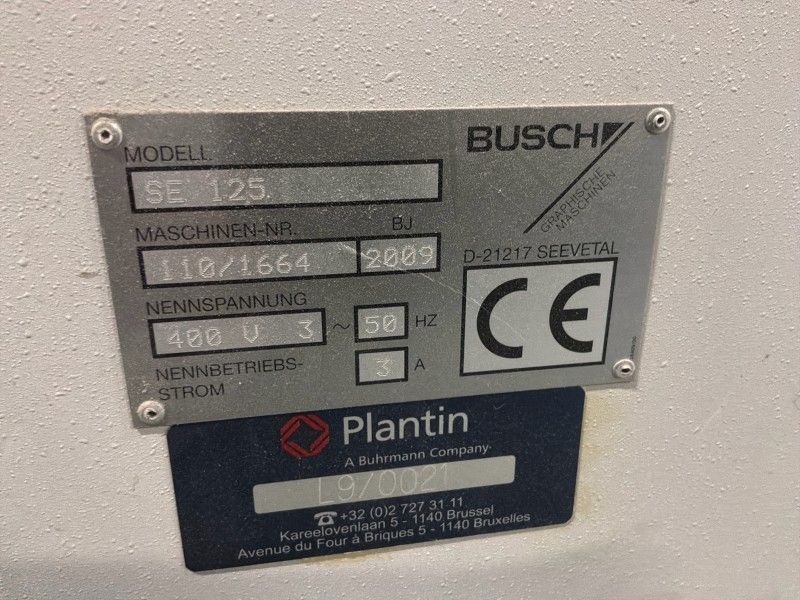 2009 Busch SE125 Industrieller Papierstapler