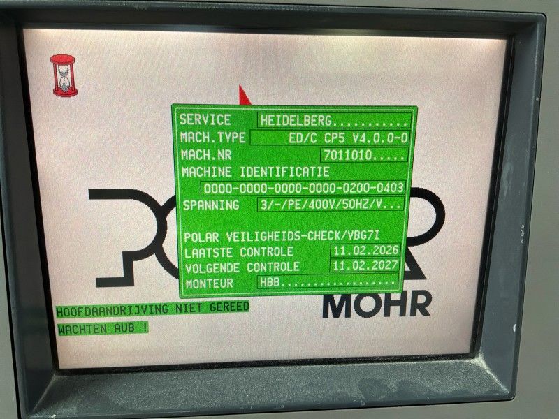 1999 Polar 92 ED Professional Cutting Machine