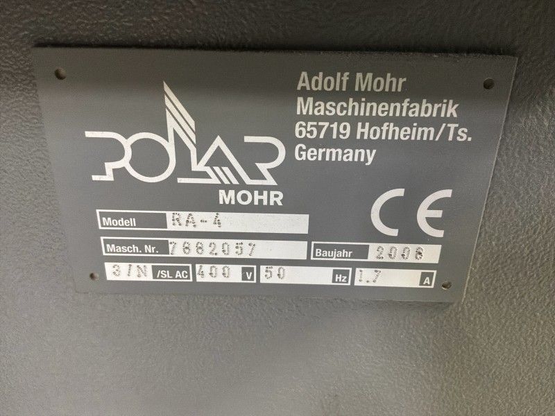 2008 Polar RAH-4 Automatic Creasing and Shaking Table