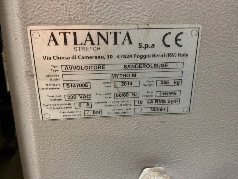 2014 Atlanta Stretch Mytho M Pallet Wrapper