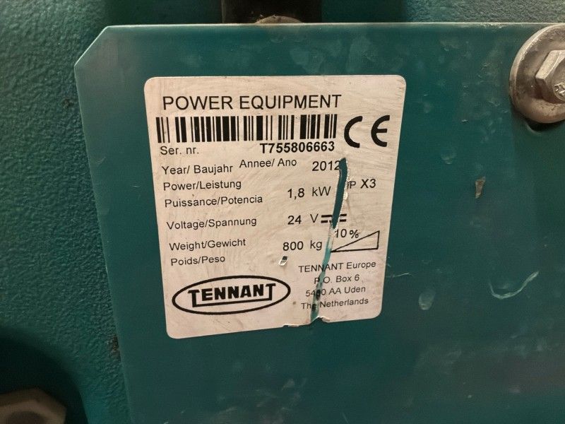 2012 Tennant T7 Floor Cleaner