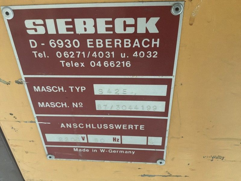 Siebeck Jet 2000 Strapping or Bundling Machine