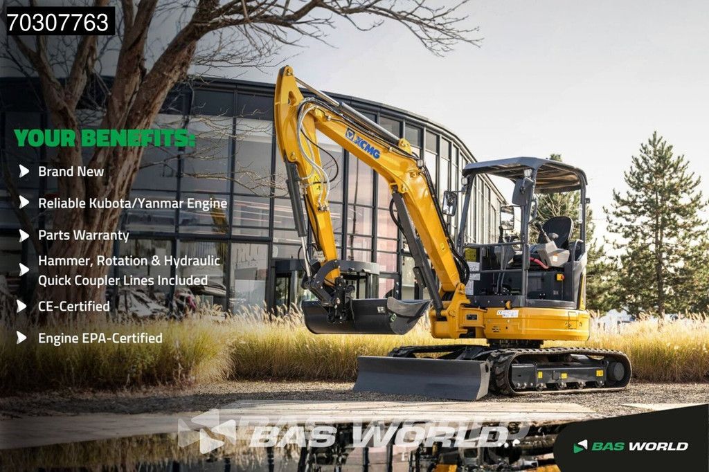 XCMG XE35 E HERSTELLERGARANTIE – YANMAR-MOTOR – CE