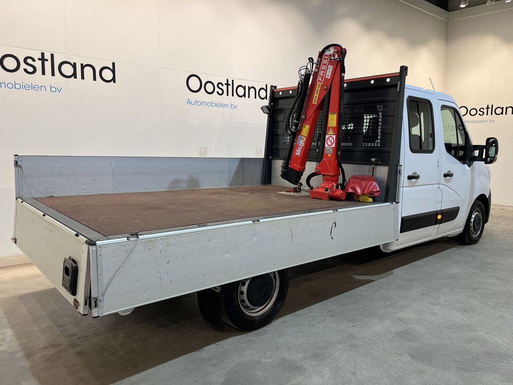 Renault Master 2.3 dCi 145 PK L3 Open Laadbak / Fassi Kraan / Euro 6 / Airco / Trekhaak / Cruise Control / 3-Zits / 20.200 KM !!