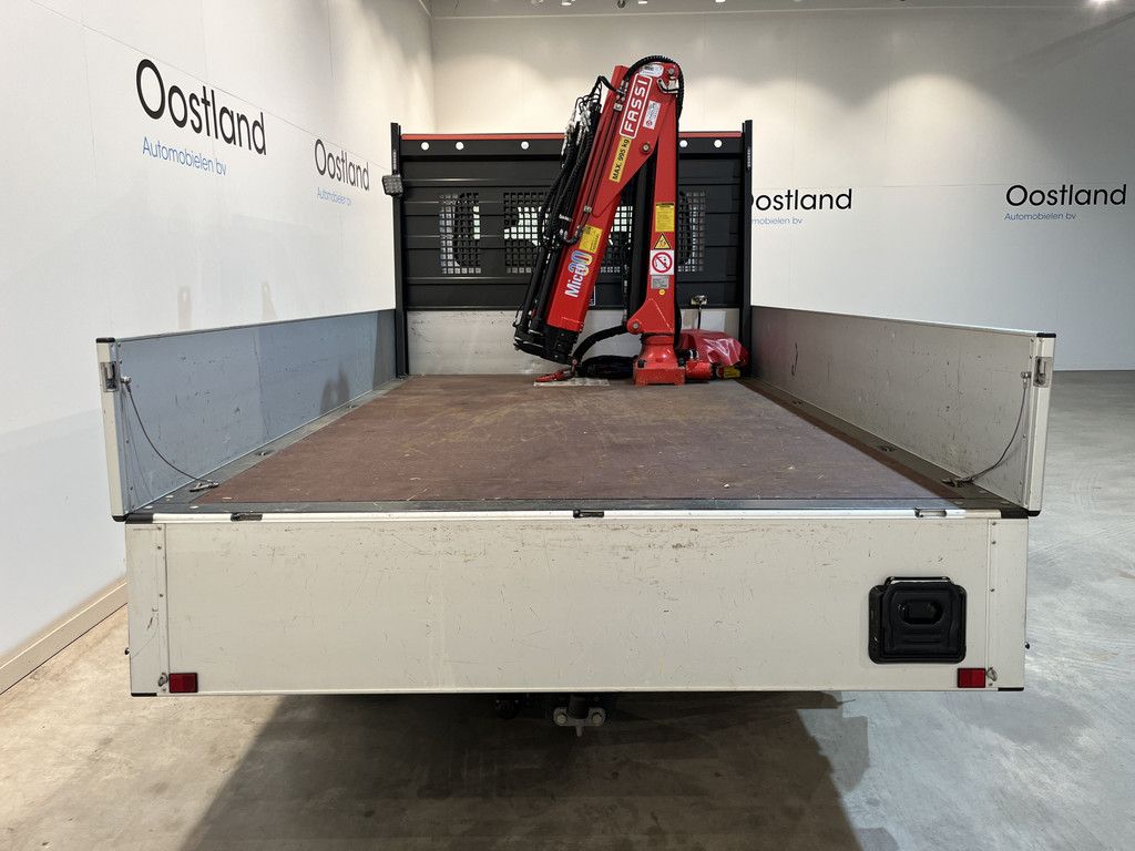 Renault Master 2.3 dCi 145 PK L3 Open Laadbak / Fassi Kraan / Euro 6 / Airco / Trekhaak / Cruise Control / 3-Zits / 20.200 KM !!