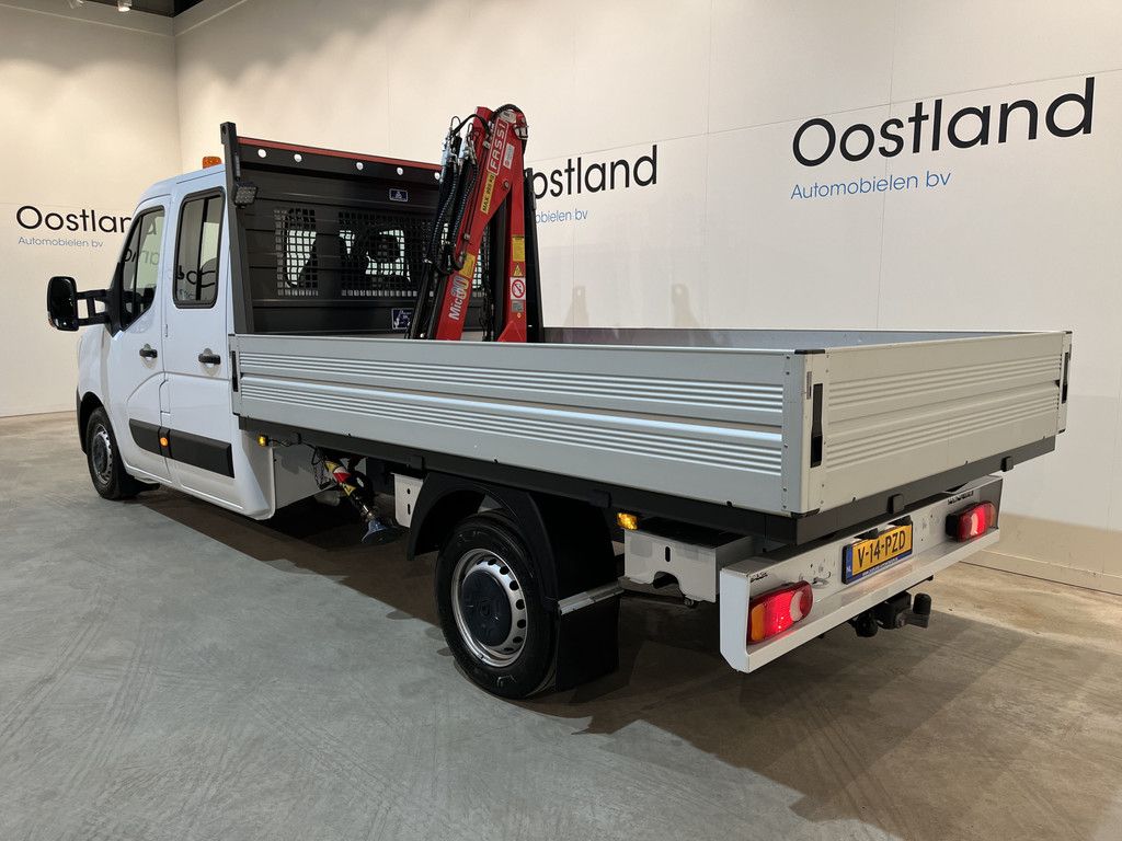 Renault Master 2.3 dCi 145 PK L3 Open Laadbak / Fassi Kraan / Euro 6 / Airco / Trekhaak / Cruise Control / 3-Zits / 20.200 KM !!