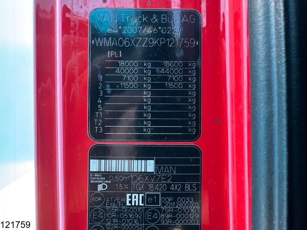 MAN TGX 18 420 EURO 6, ACC, Standairco