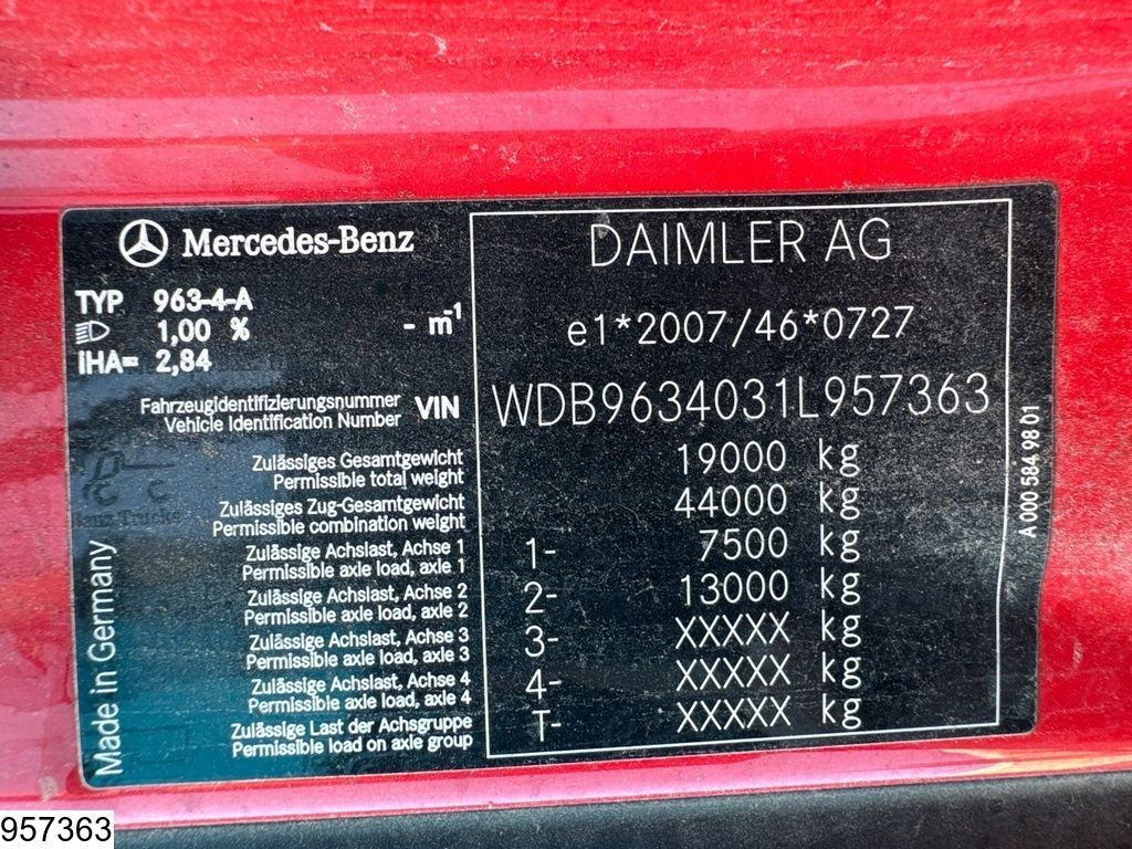 Mercedes Actros 1843 EURO 6, ADR, Retarder, PTO