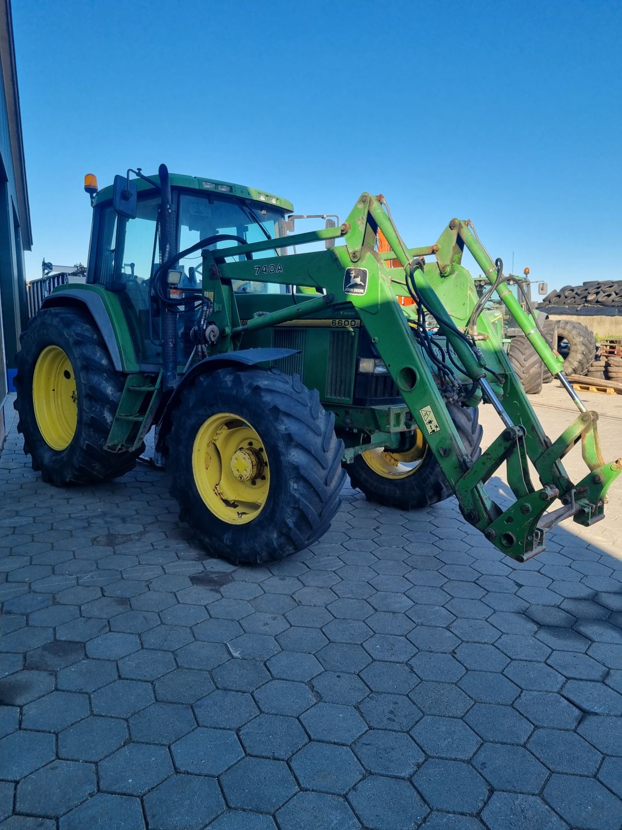 John deere tractor/trekker 6600 met voorlader