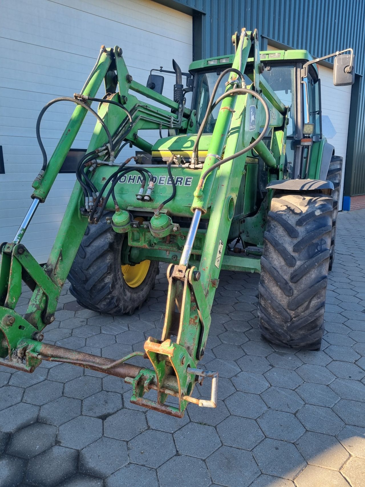 John deere tractor/trekker 6600 met voorlader