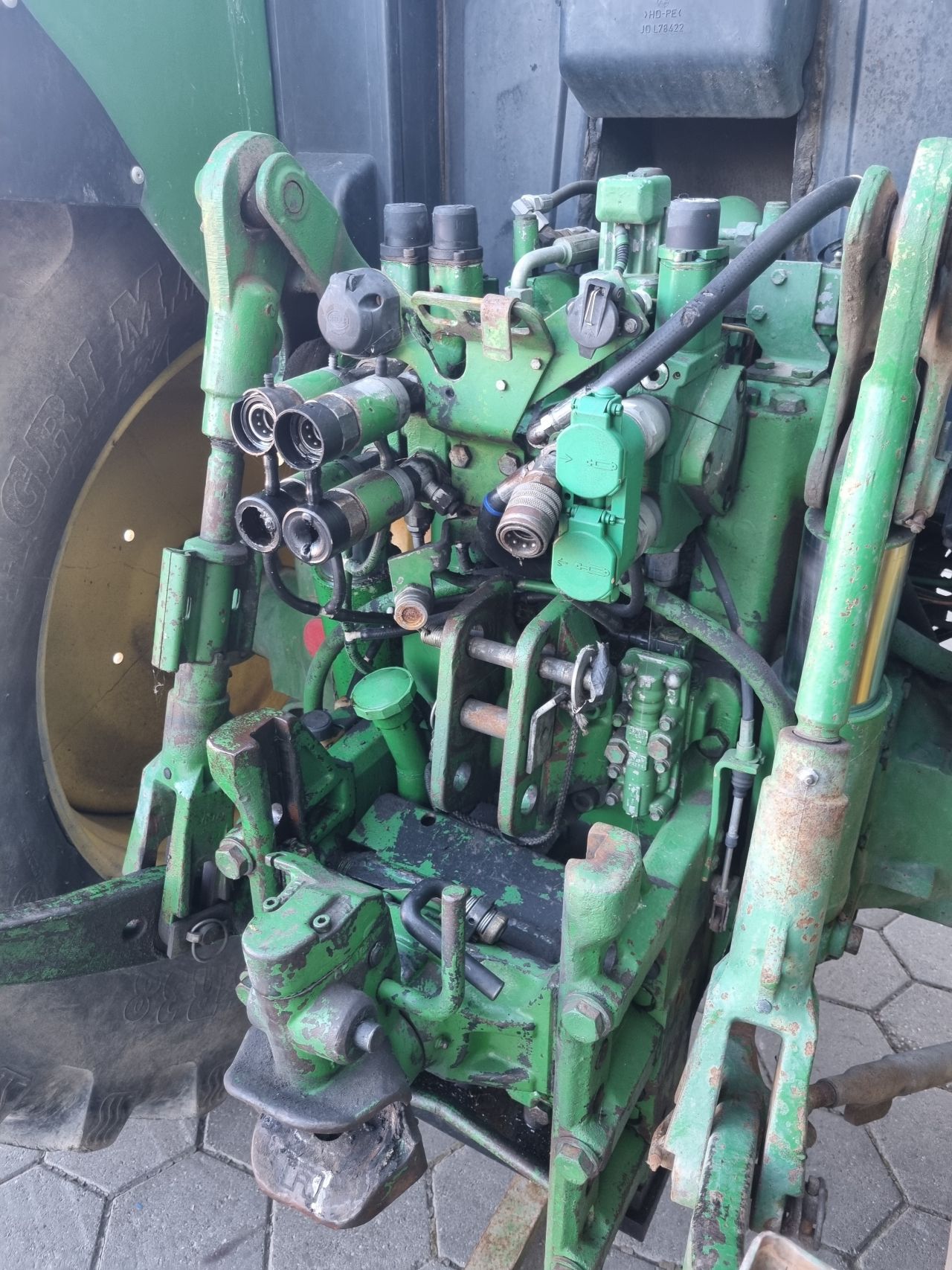John deere tractor/trekker 6600 met voorlader