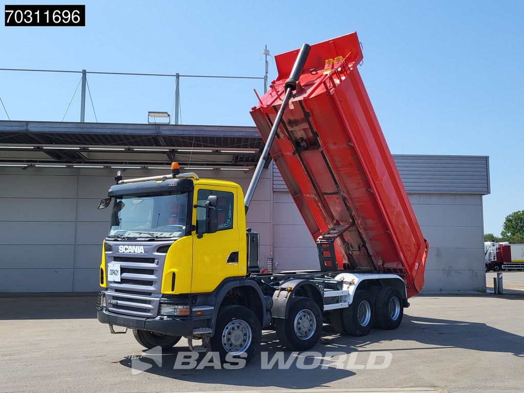 Scania G G420 8X6 8x6 Steel suspension 18m3 KH Kipper Big-Axle Euro 4
