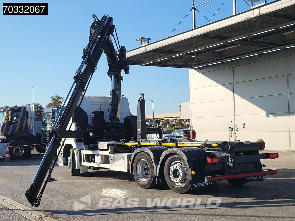 Volvo FM FM 370 6X2 HIAB 162E-4 Crane Kran 20tons hooklift Lift+steering axle VEB Euro 6