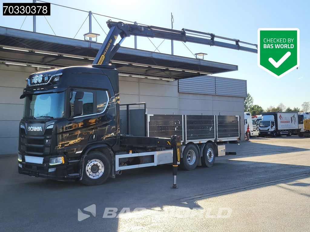 Scania R580 6X2 Palfinger PK23002 SH-E Kran Crane Remote Full Air Lift-Axle Retarder Euro 6