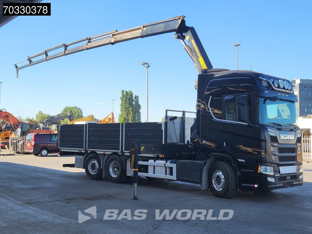 Scania R580 6X2 Palfinger PK23002 SH-E Kran Crane Remote Full Air Lift-Axle Retarder Euro 6