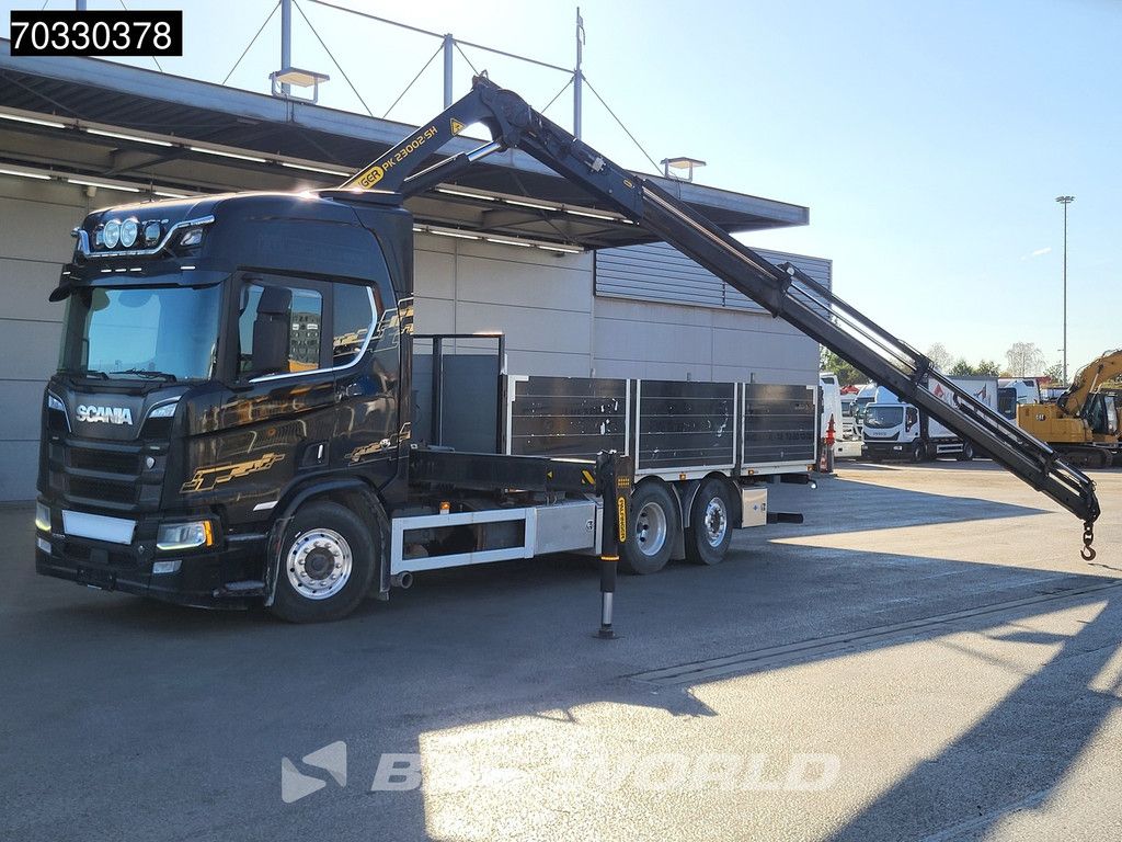 Scania R580 6X2 Palfinger PK23002 SH-E Kran Crane Remote Full Air Lift-Axle Retarder Euro 6