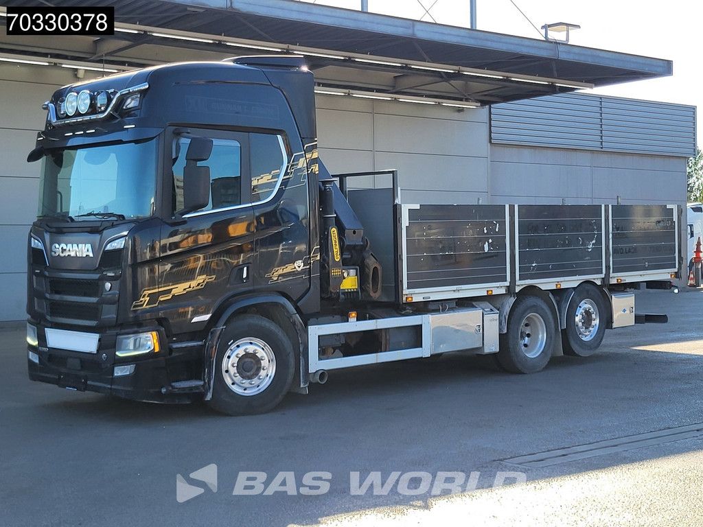 Scania R580 6X2 Palfinger PK23002 SH-E Kran Crane Remote Full Air Lift-Axle Retarder Euro 6