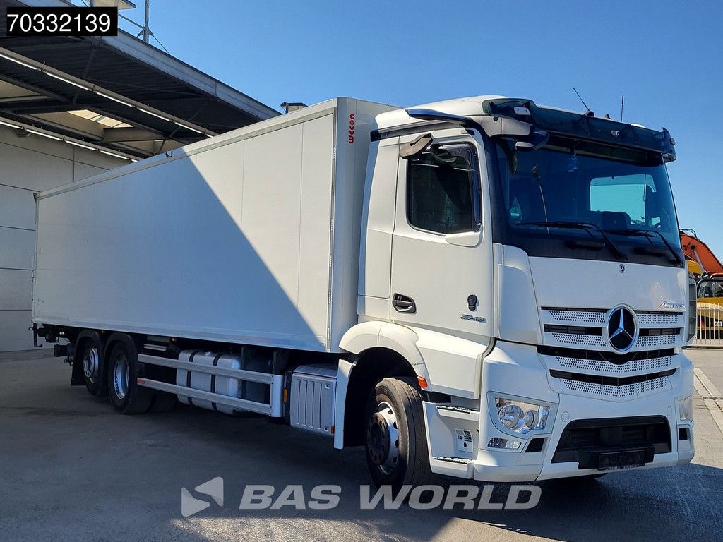 Mercedes Actros 2543 6X2 2000kg Tailgate Lift+steering axle Full Air Automatic Retarder Euro 6