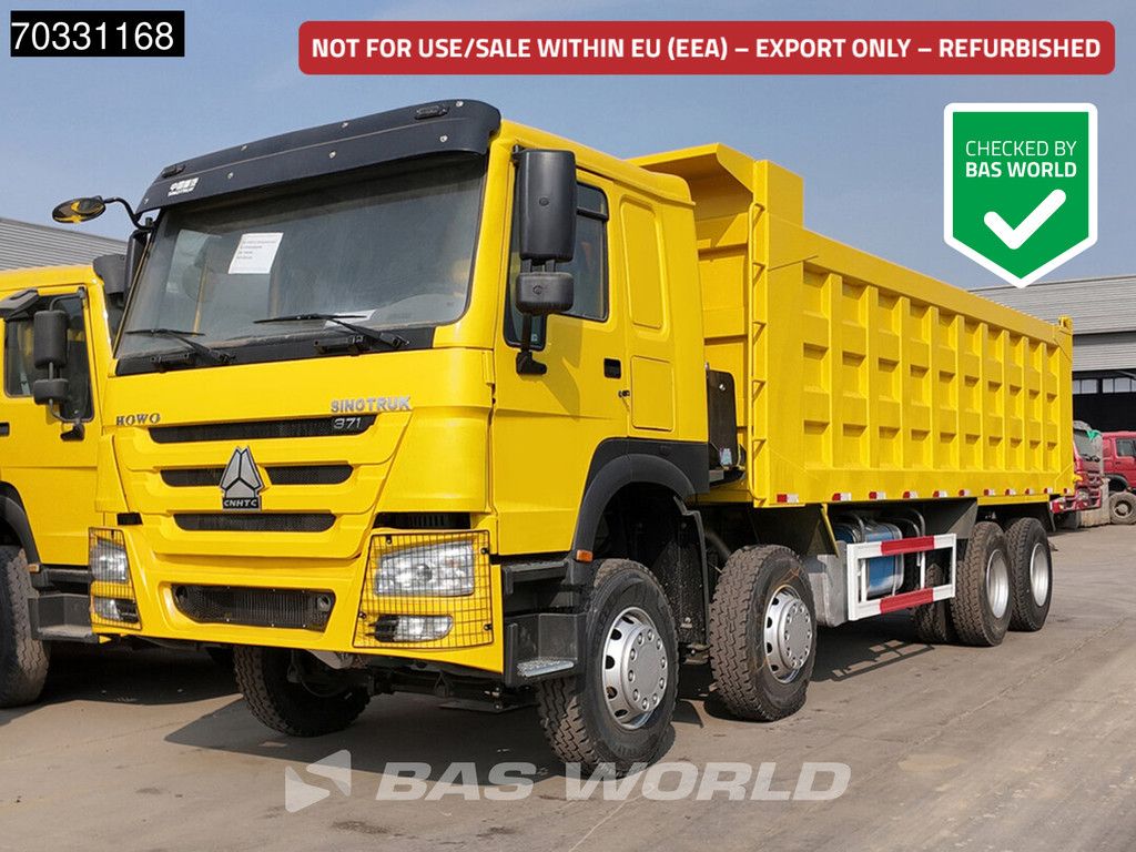 Sinotruk HOWO 371 8X4 Refurbished! 80T Full steel Airco Manual Euro 2