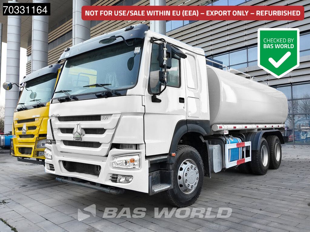 Sinotruk HOWO 371 6X4 Refurbished! Full steel Manual 20.000L water capacity Airco Euro 2