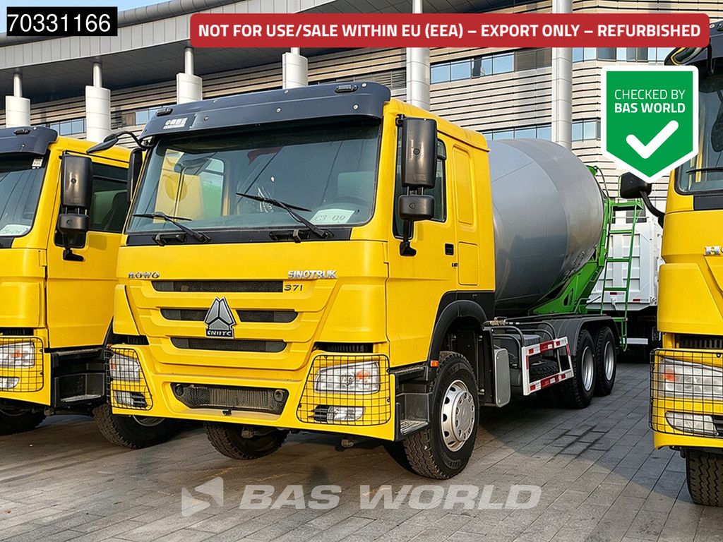 Sinotruk HOWO 371 6X4 Refurbished! Full Steel 12m3 mixer Manual Airco Euro 2