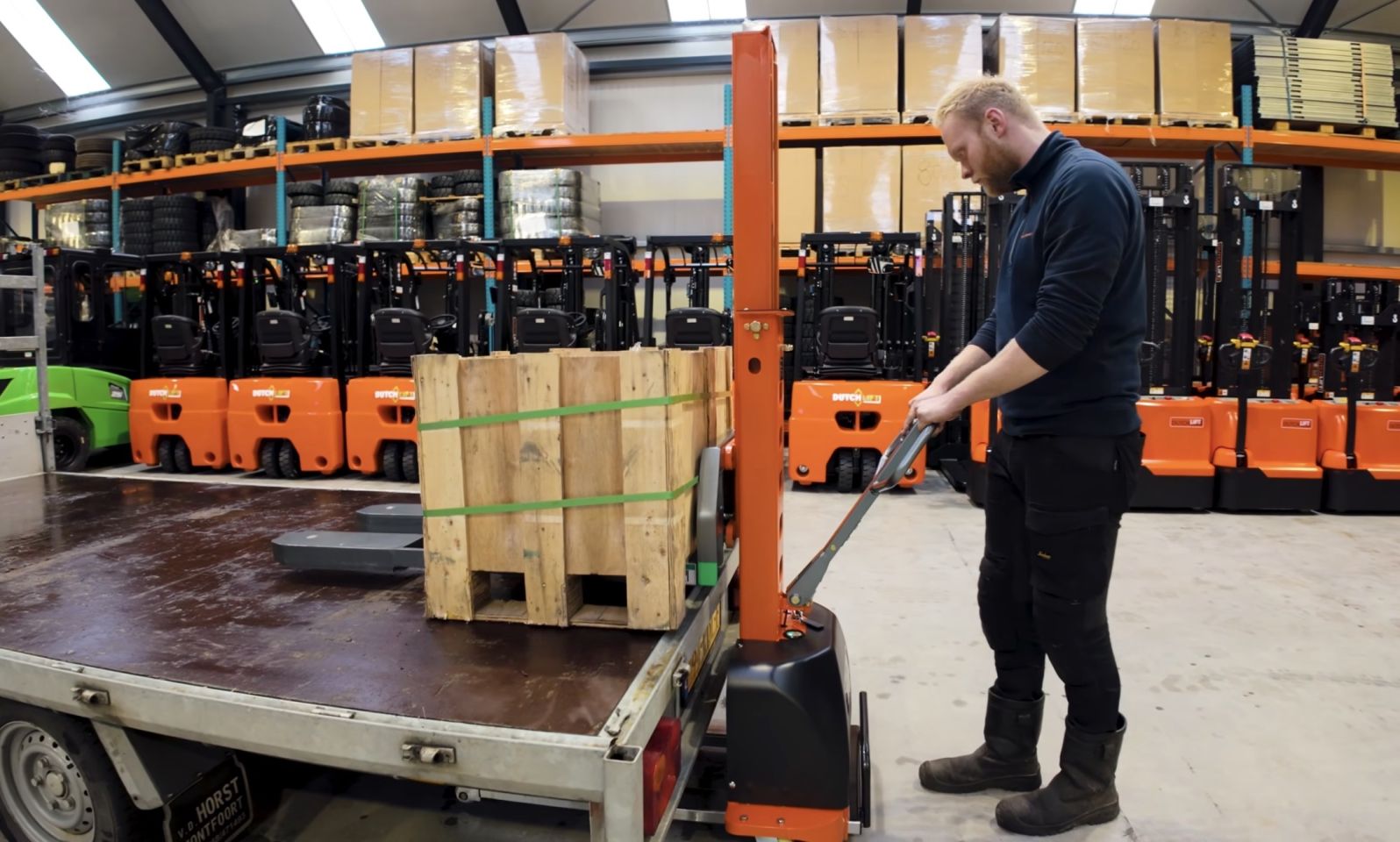 NIEUW! Meeneem Stapelaar 1000KG + GARANTIE !