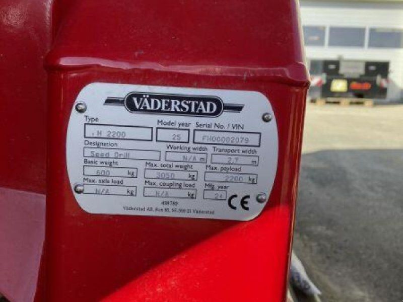 Väderstad TEMPO V TPV 12 WSX +FH 2200