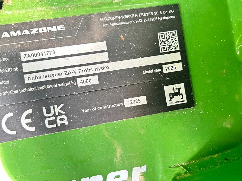 Amazone ZA-V Profis Hydro