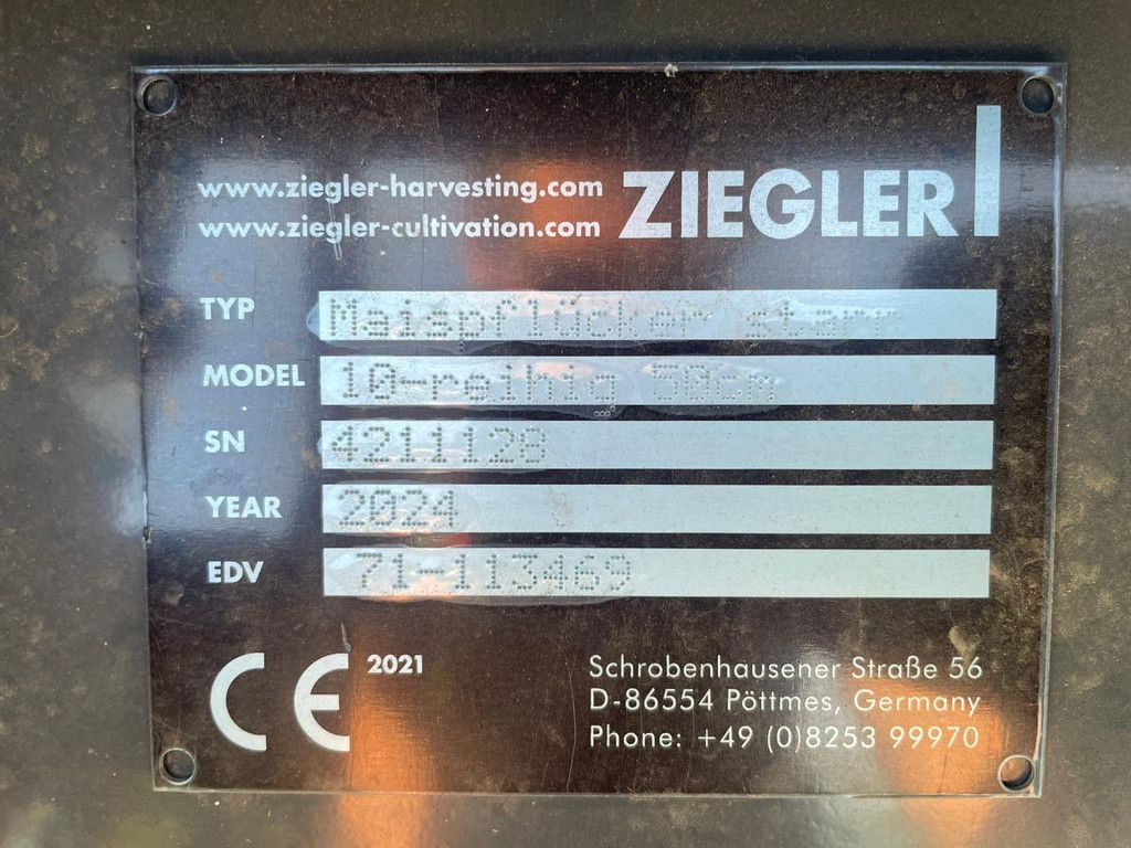New Holland Ziegler RigiD 10 Row 10 reinig 50 CM NIEUW KOLVENPLUKKER