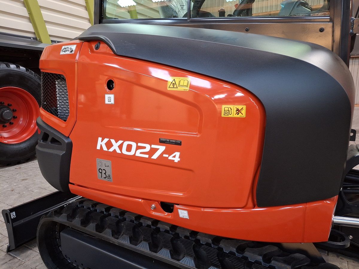 Kubota KX027-4 HI, minigraver, minikraan, BJ2025, 2 stuks,Nieuw!