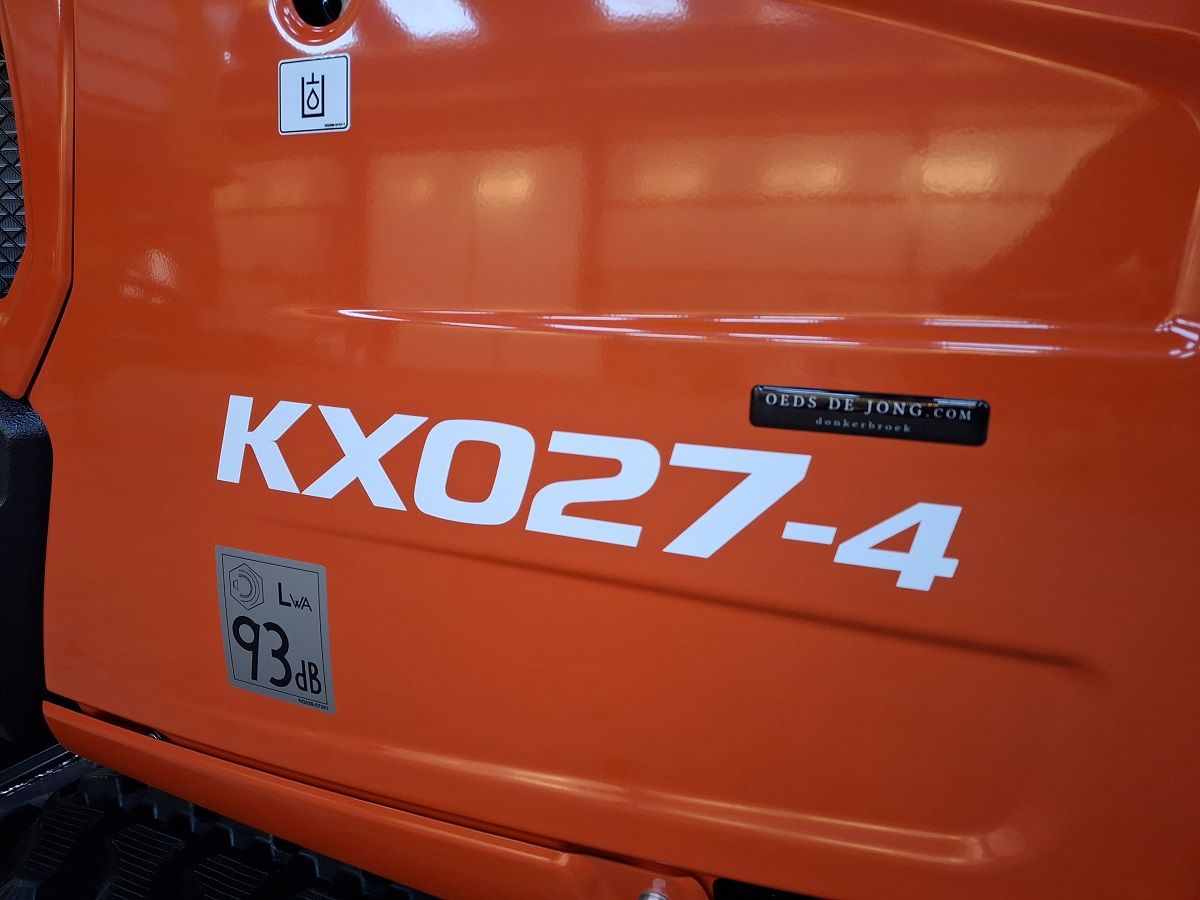Kubota KX027-4 HI, minigraver, minikraan, BJ2025, 2 stuks,Nieuw!