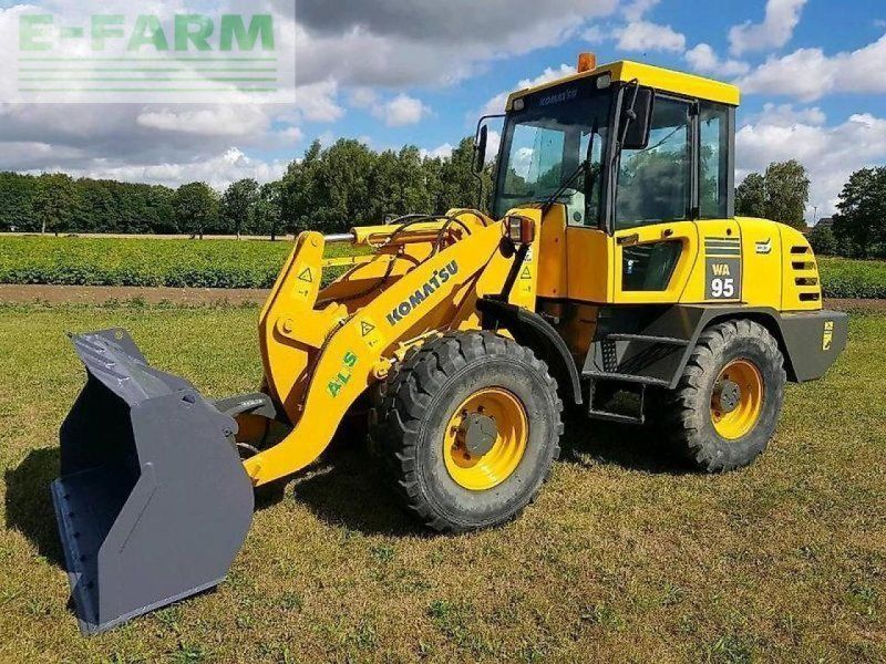 Komatsu wa-95/3. schaufel-palettengabel