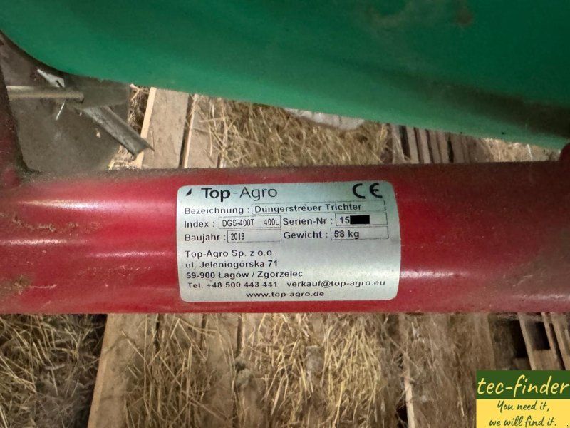 Top-Agro DGS-400T Düngerstreuer / Trichter