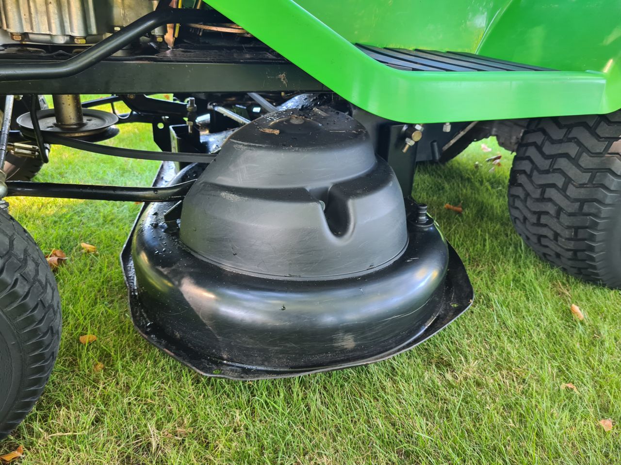 Viking Cyclon zitmaaier met opvangbak hydrostaat.