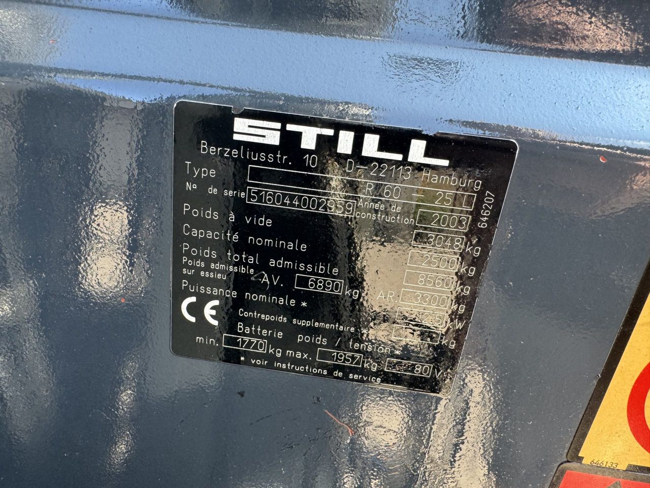 Still R60-25L elektrische heftruck 2500kg (2003)