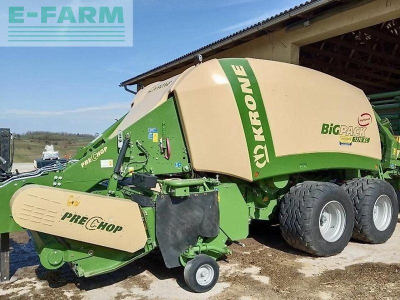 Krone big pack 1270 xc mit prechop vorbauhäcksler