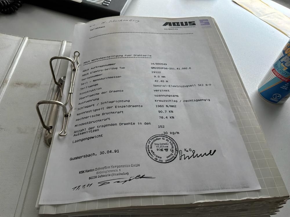 Abus 5 T x 15.050 mm semi-portaalkraan (hal 1)