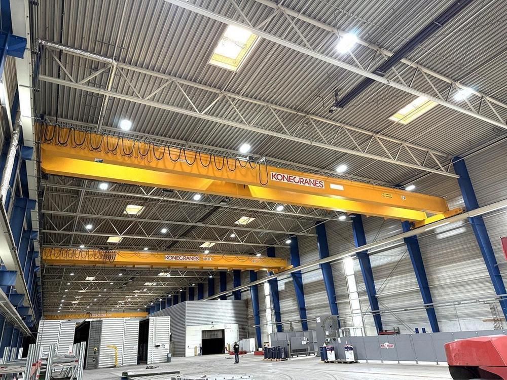 2012 Kone CXTD 20 T x 28.470 mm Laufkran (Halle 4)