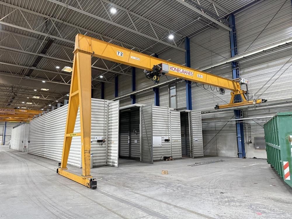 2012 Kone 5T x 15.030 mm Halbportalkran (Halle 4)