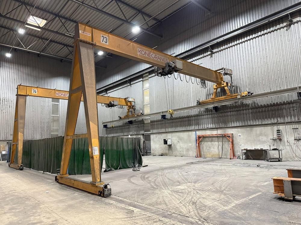2012 Kone 5T x 15,030 mm Semi-gantry overhead crane (Hall 3)
