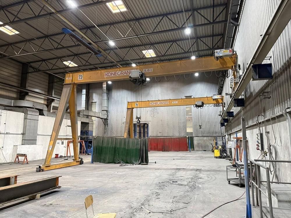 2012 Kone 5T x 15,030 mm Semi-gantry overhead crane (Hall 3)