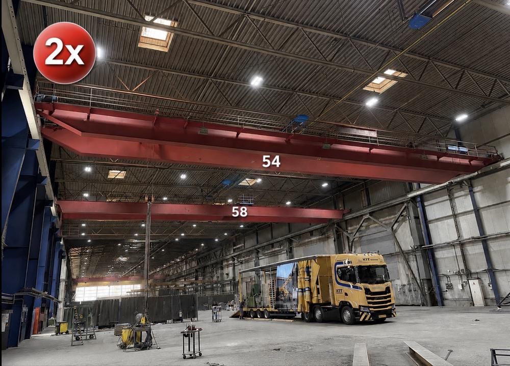Demag loopkraan van 10 ton x 28.480 mm (combinatie) (2x)