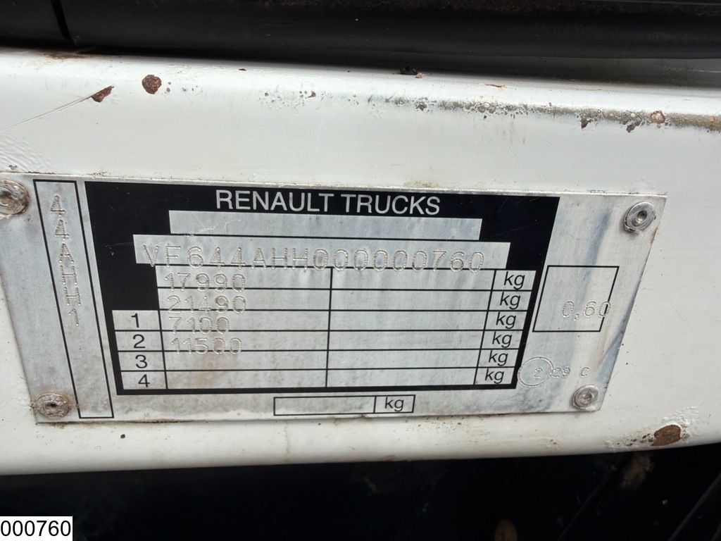Renault Midlum 280 Dxi EURO 4, PTO, Telma, 18.707 Liter, GPL LPG
