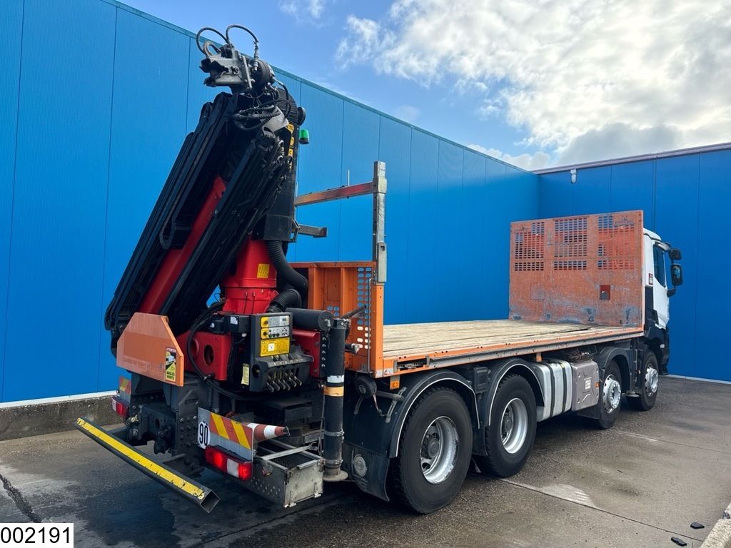 Renault C 430 8x4, EURO 6, Palfinger, Steel suspension