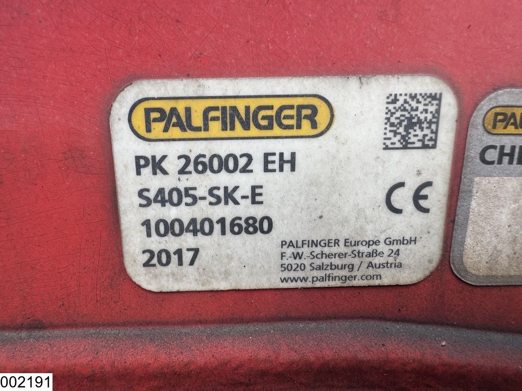 Renault C 430 8x4, EURO 6, Palfinger, Steel suspension